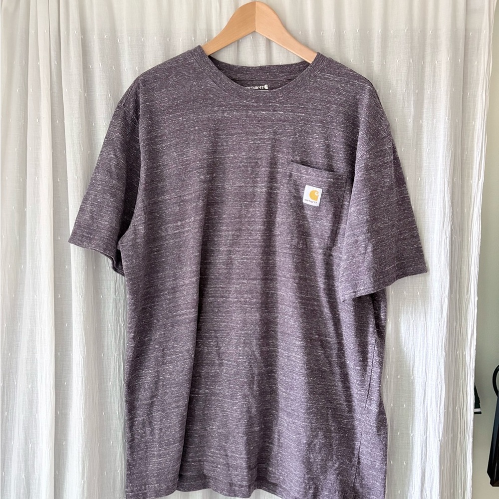 Carhartt Men's Heather Purple T-Shirt